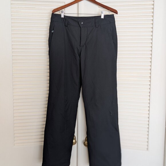 Spyder Spylon XTL 10,000 women’s black insulated ski/snowboard pants Size 12 EUC - Picture 3 of 13